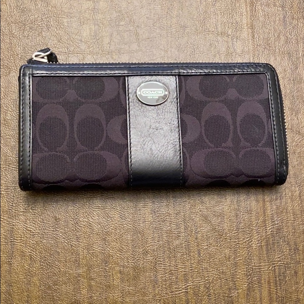 Black Coach wallet